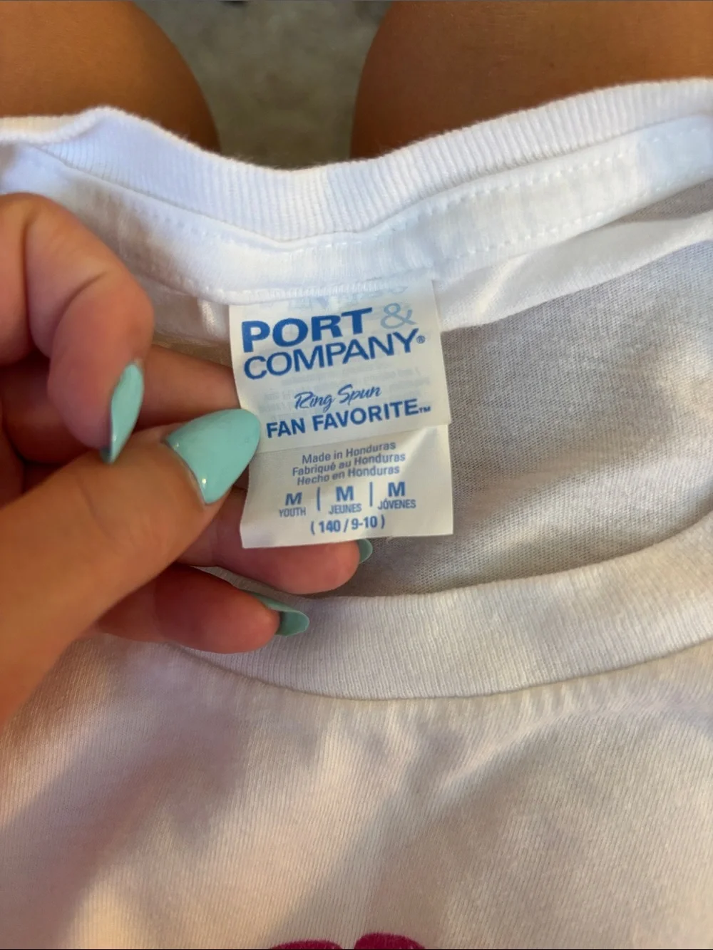 Port Company white short